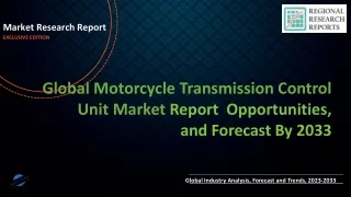 Motorcycle Transmission Control Unit Market Future Landscape To Witness Significant Growth by 2033