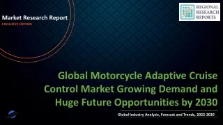 Motorcycle Adaptive Cruise Control Market Growing Demand and Huge Future Opportunities by 2030