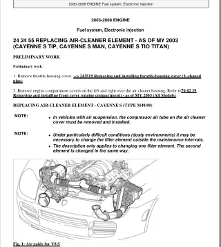 2003 Porsche Cayenne Service Repair Manual