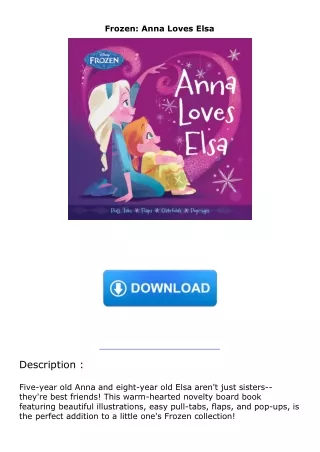 ebook⚡download Frozen: Anna Loves Elsa