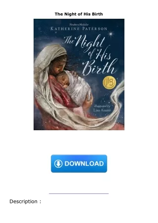 Pdf⚡️(read✔️online) The Night of His Birth