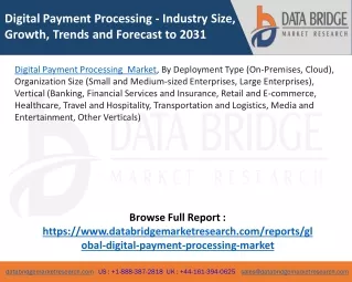 Digital Payment Processing Market