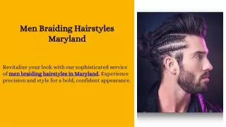 Men Braiding Hairstyles Maryland