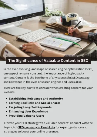 The Significance of Valuable Content in SEO