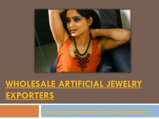 Wholesale Artificial Jewelry Exporters