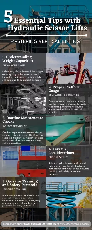 5 Essential Tips with Hydraulic Scissor Lifts