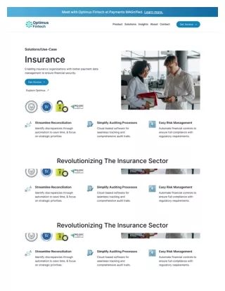 Payment Reconciliation Solutions in Insurance sector