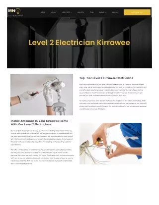 Level 2 Electrician Kirrawee