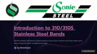 310/310S Stainless Steel Band Supplier & Exporter with Latest Price