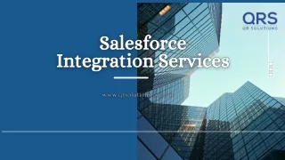 Salesforce Integration | QR Solutions