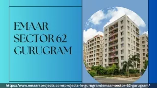 Emaar Sector 62 Gurugram | Exclusive Residential Property