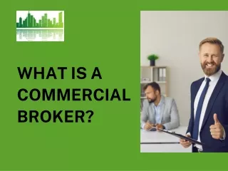 What is a Commercial Broker?