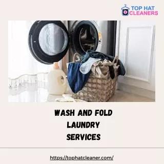 wash and fold laundry services