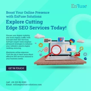 Boost Your Online Presence with EnFuse Solutions - Explore Cutting-Edge SEO Services Today!