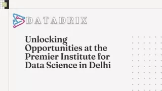 institute for data science in Delhi