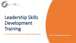 Leadership Skills Development Training