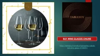 Buy Wine Glasses Online