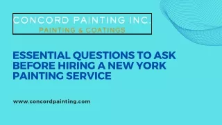 Essential Questions To Ask Before Hiring A New York Painting Service