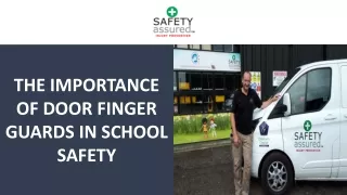 The Importance of Door Finger Guards in School Safety