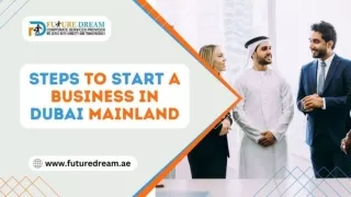 Steps to Start a Business on the Mainland 