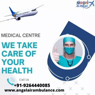 Angel Air Ambulance Service in Jamshedpur And Bhopal