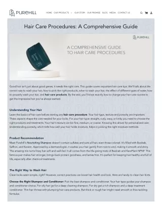 The Impact of Hair Care Procedures on Your Health
