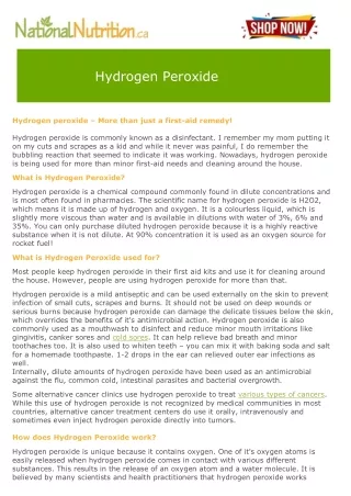 Hydrogen Peroxid