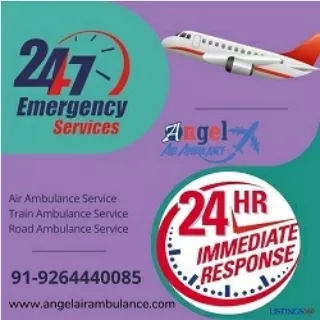 Angel Air Ambulance Service in Nagour And Gorakhpur