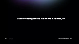 Understanding Traffic Violations in Fairfax, VA