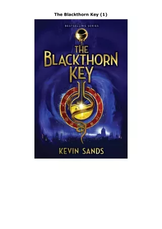 ❤pdf The Blackthorn Key (1)