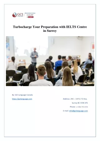 Turbocharge Your Preparation with IELTS Centre in Surrey