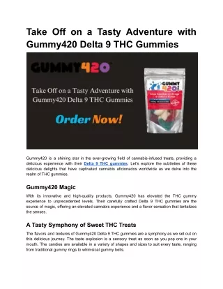 Visit Gummy420 to indulge in Delight THC Delta 9 Gummies