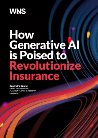 How Generative AI is Poised to Revolutionize Insurance