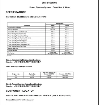 2004 Oldsmobile Alero Service Repair Manual