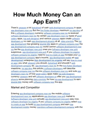 How Much Money Can an App Earn.docx