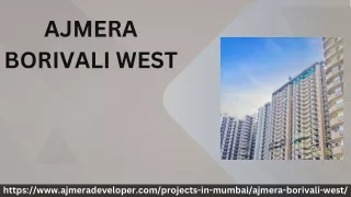 Ajmera Borivali West | Upcoming Residences In Mumbai