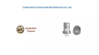 FreeMax Mesh Pro Kanthal Single Mesh Replacement Coil - 3pcs