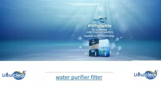 water purifier filter