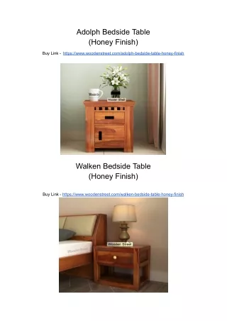 Buy Trending 5 Bedside Table Online From Wooden Street