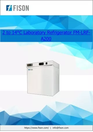 2-to-14°C-Laboratory-Refrigerator-FM-LRF-A200