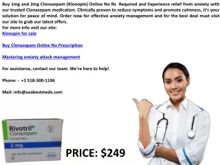 Buy Clonazepam Online No Prescription