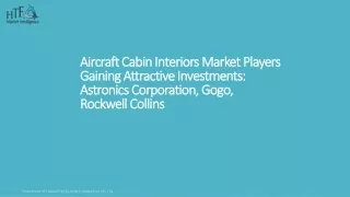 Aircraft Cabin Interiors Market