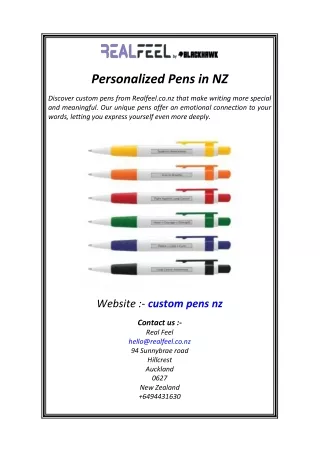 Personalized Pens in NZ