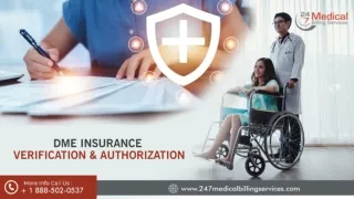 DME Insurance Verification & Authorization