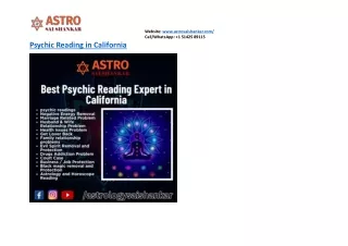 Best Psychic Reading Expert in California