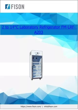 2-to-14°C-Laboratory-Refrigerator-FM-LRF-A203