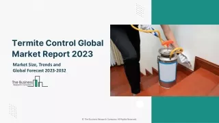 Termite Control Global Market Share, Size, Trends, By Pest Type, By Application, By Control Method, By Region, Segment F