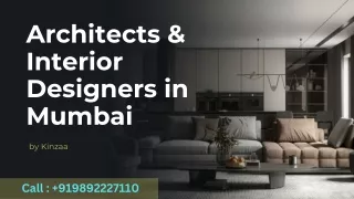 Elevating Spaces Top Interior Designers in Mumbai by Kinzaa