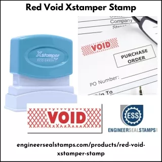 Red Void Xstamper Stamp