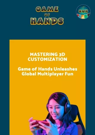 Craft Your Card Realm: Dive into 3D Multiplayer Adventures with Game of Hands